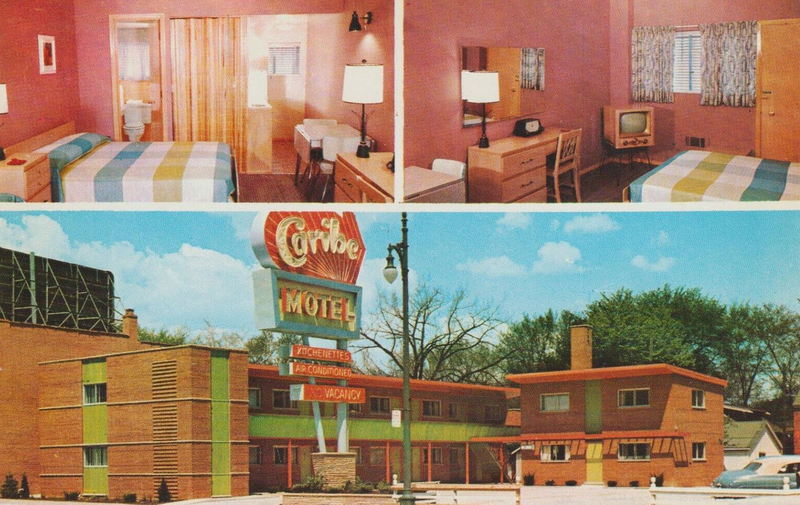 Caribe Motel - Old Post Card (newer photo)